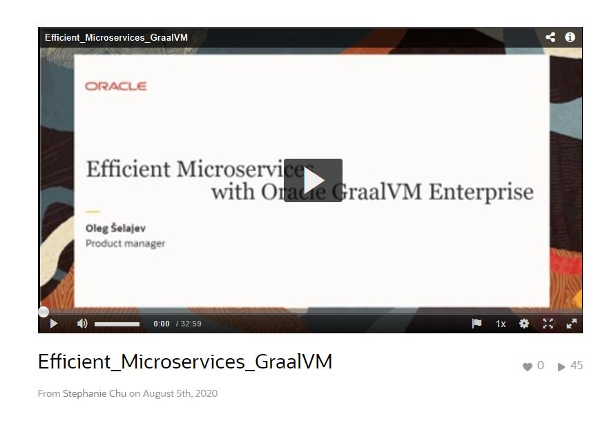 Efficient Microservices with GraalVM