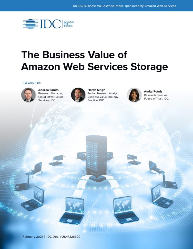 Download The Business Value of Amazon  Services Storage Whitepaper
