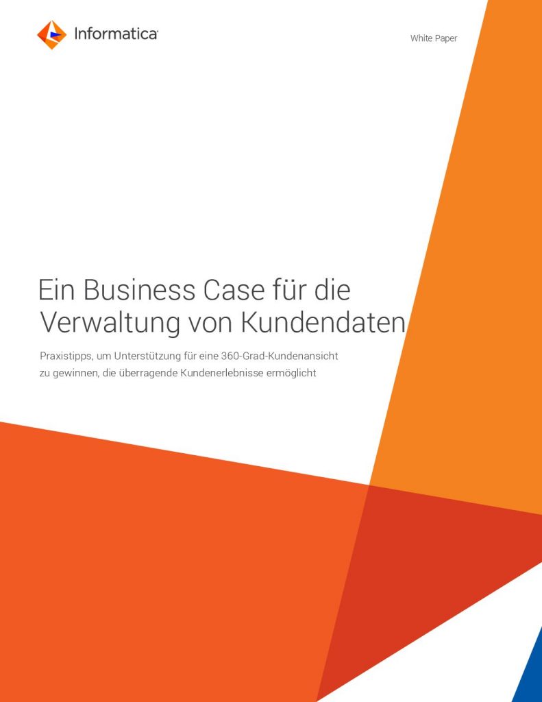 Ein Business Case für die Verwaltung von Kundendaten