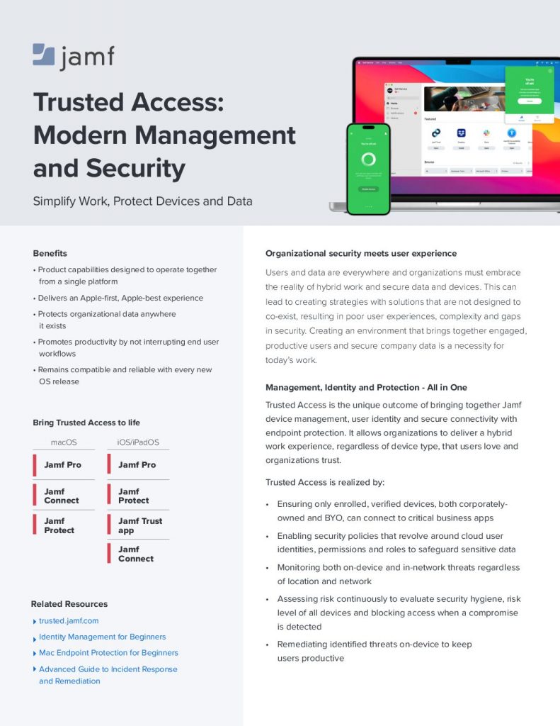 Download Trusted Access: Modern Management and Security Whitepaper |  TechDemand