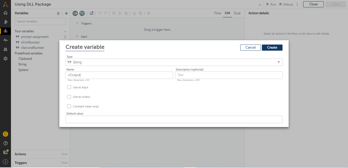 Working With the DLL Package Automation Anywhere RPA Developer Portal