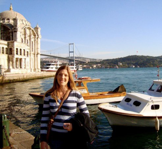 Greta Hazlett in Istanbul: photo courtesy of Greta Hazlett
