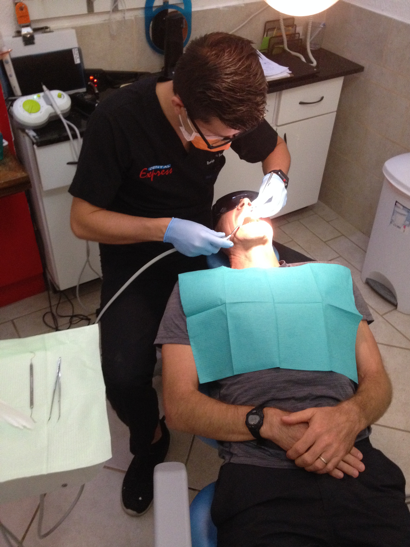 Andrew Hallam at Dental Express