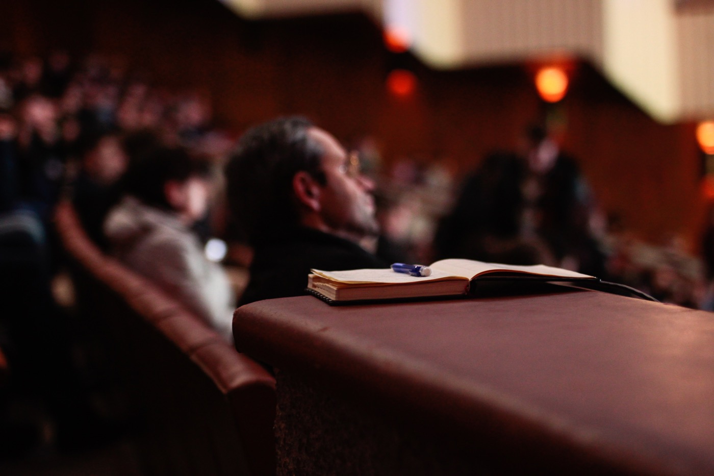 Serene conference setting full of learners