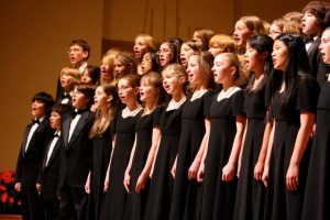 Group of kids singing