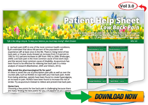 Low Back Pain - Patient Help Sheet