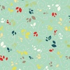 00568 swirly leaves mint6inch