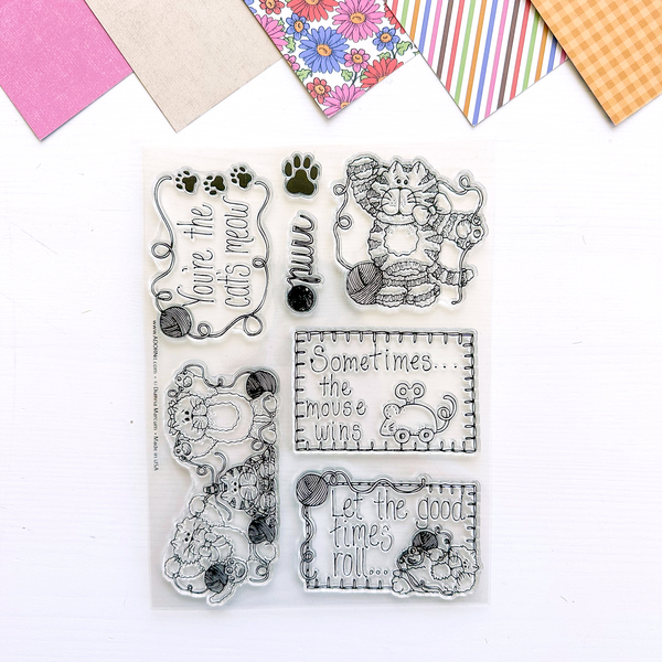 Cat Elements 6x8 Stamp