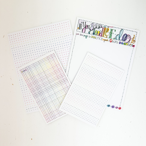 Doodle Notepad Quad Set