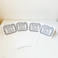 Make This Day Count Greeting Cards & Envelopes (4) 4x5