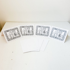 Just Breathe Greeting Cards & Envelopes (4) 4x5