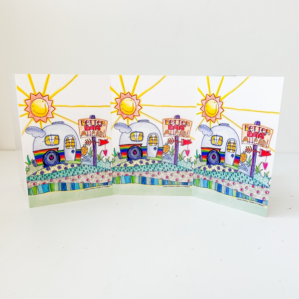 Better Days Ahead Greeting Cards (3) 5x7