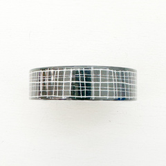 Black w/ White Grid Washi Tape