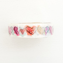 Rainbow Hearts Washi Tape
