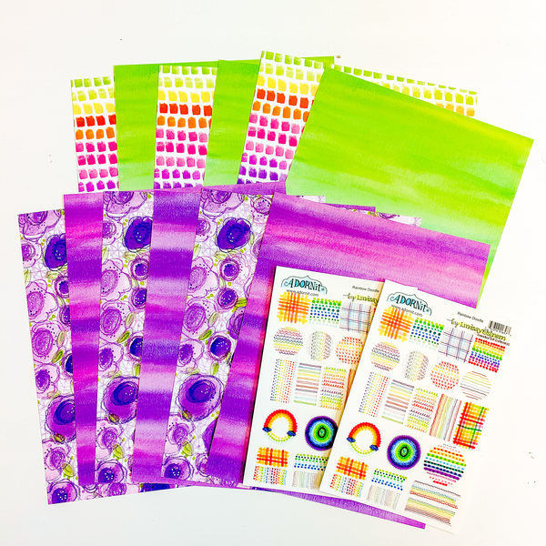 Doodle Kit #2 Paper & Sticker Pack