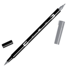 Tombow Double-Ended Marker - Light Grey