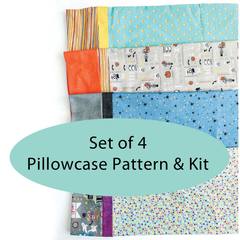 Set of 4 - Halloween Pillowcase Kit