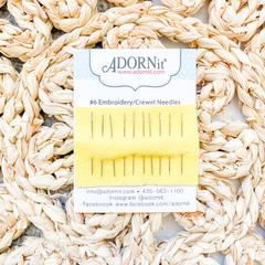 Hand Embroidery Needle Pack (10)