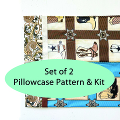 Set of 2 - Western Pillowcase Kit CLEARANCE