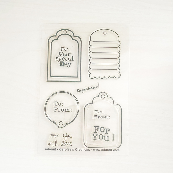Clear Stamp - Occasion Tags