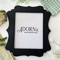 Scallop Frame Black