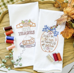 Give Thanks Tea Towel