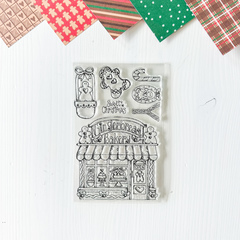 Gingerbread Bakery Add-On 4x6 Stamp