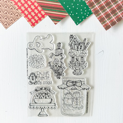 Gingerbread Bakery Elements 6x8 inches