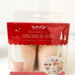 Gingerbread House Baking Cups