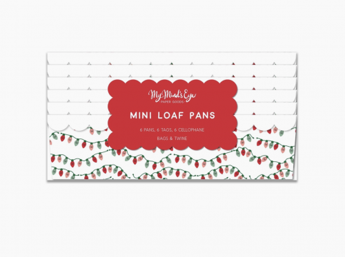 Christmas Light Mini Loaf Pans
