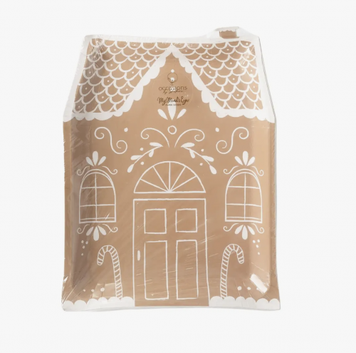 Gingerbread House Paper Plates
