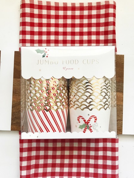 Candy Cane Jumbo Food Cups