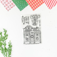 Mrs Claus Bakery Add On Stamp 4x6