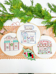 Christmas Village Embroidery Patterns