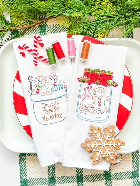 Gingerbread Cookies Tea Towels