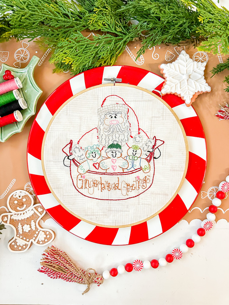Gingerbread Greetings Pattern