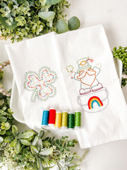 Pots Of Gold Tea Towel Set