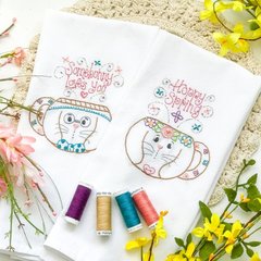 Bunny Mug Tea Towels