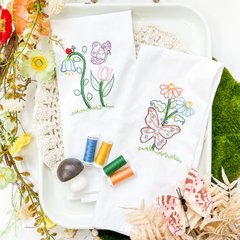 Butterfly Garden Tea Towels