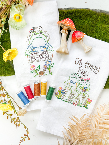 Hoppy Days Tea Towel Set