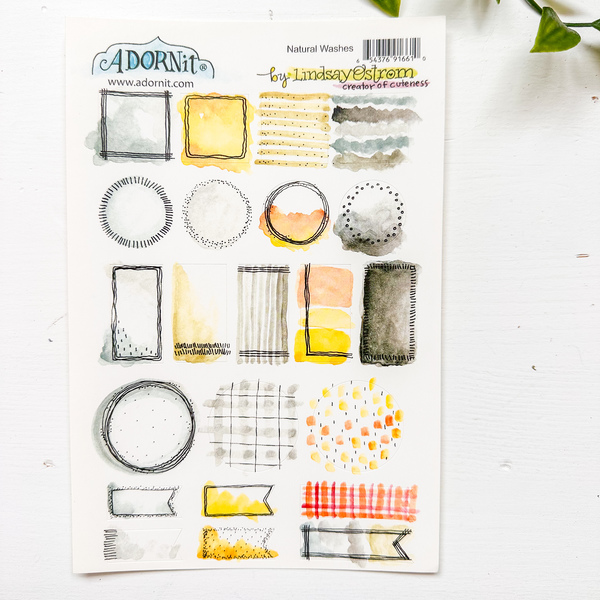 Natural Washes Sticker