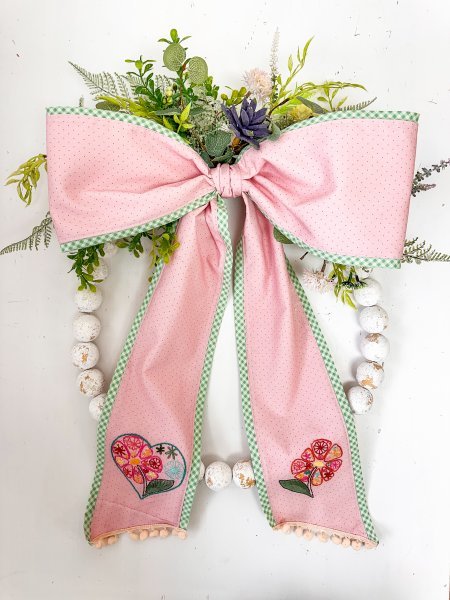 Floral Pop Daisy Bow 