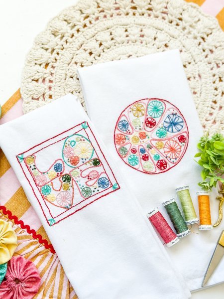 Floral Pop Tea Towels
