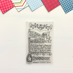 All-American Potato Salad Recipe Stamp 4x6