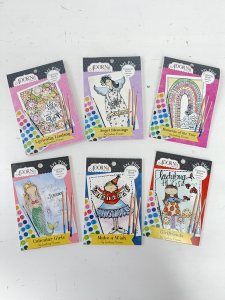 Mini Coloring Book Bundle - set of 6