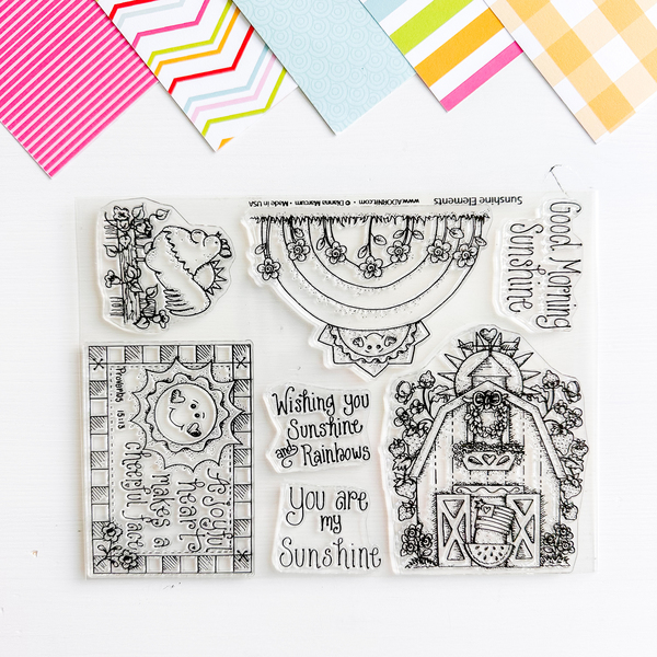 Sunshine Elements 6x8 Stamp