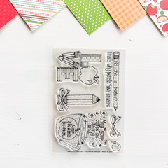 School Add On Stamp 4x6
