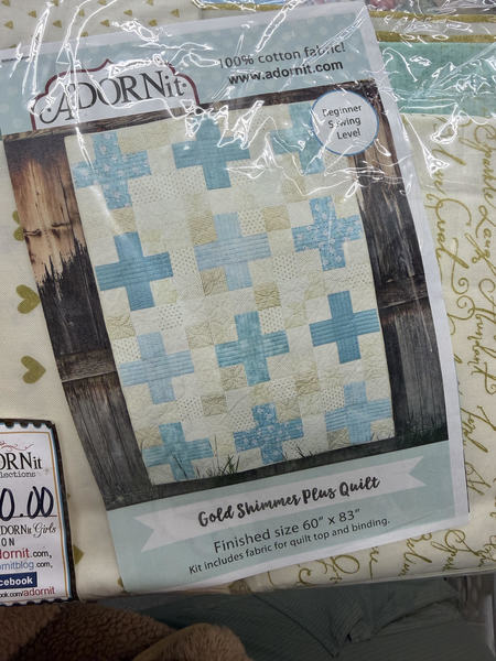 Gold Shimmer Plus Quilt Kit