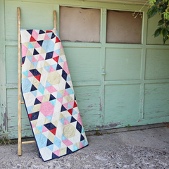 Totally Triangle Quilt - pink