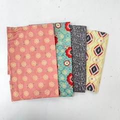 Aztec Blossom Coral Fabric Bundle